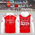 Arsenal Lest We Forget Hoodie Shirt