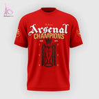 Arsenal Premier League Champions 25-26 Red T-shirt