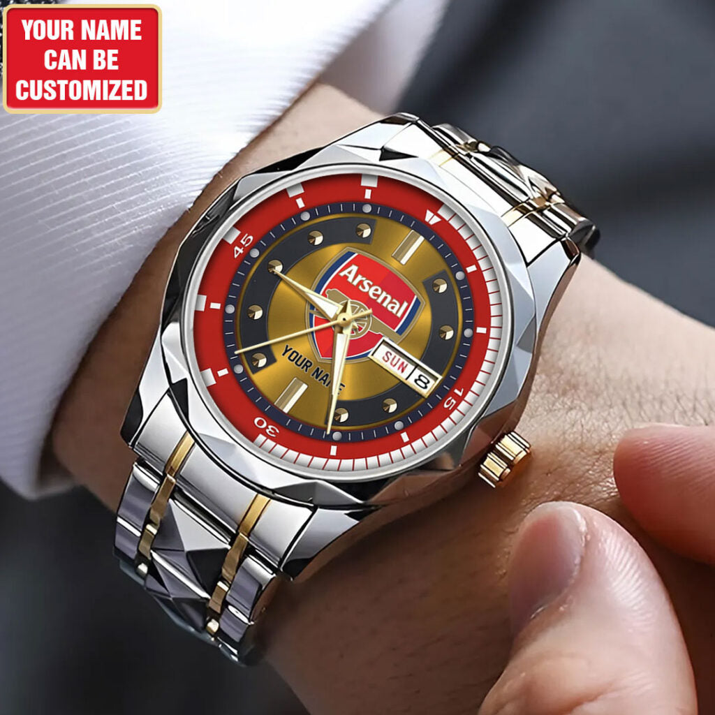 Personalized Arsenal FC Alloy Luxury Quartz Watch - TANTN23598