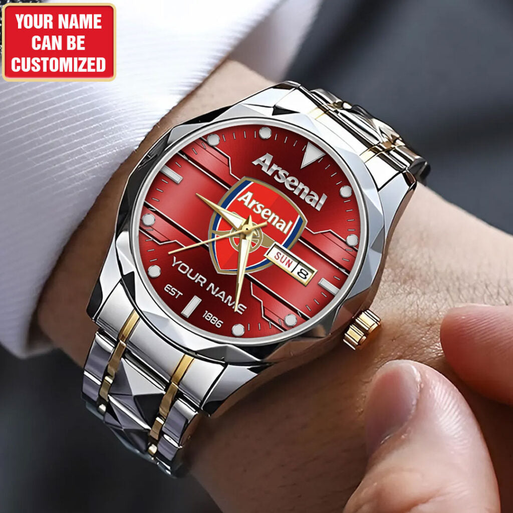 Personalized Arsenal FC Alloy Luxury Quartz Watch - TANTN23601