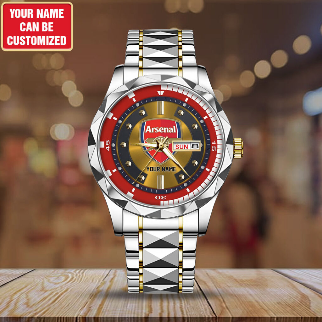Personalized Arsenal FC Alloy Luxury Quartz Watch - TANTN23598