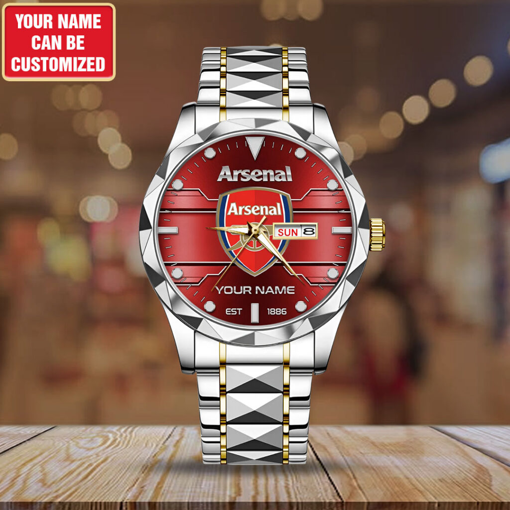 Personalized Arsenal FC Alloy Luxury Quartz Watch - TANTN23601