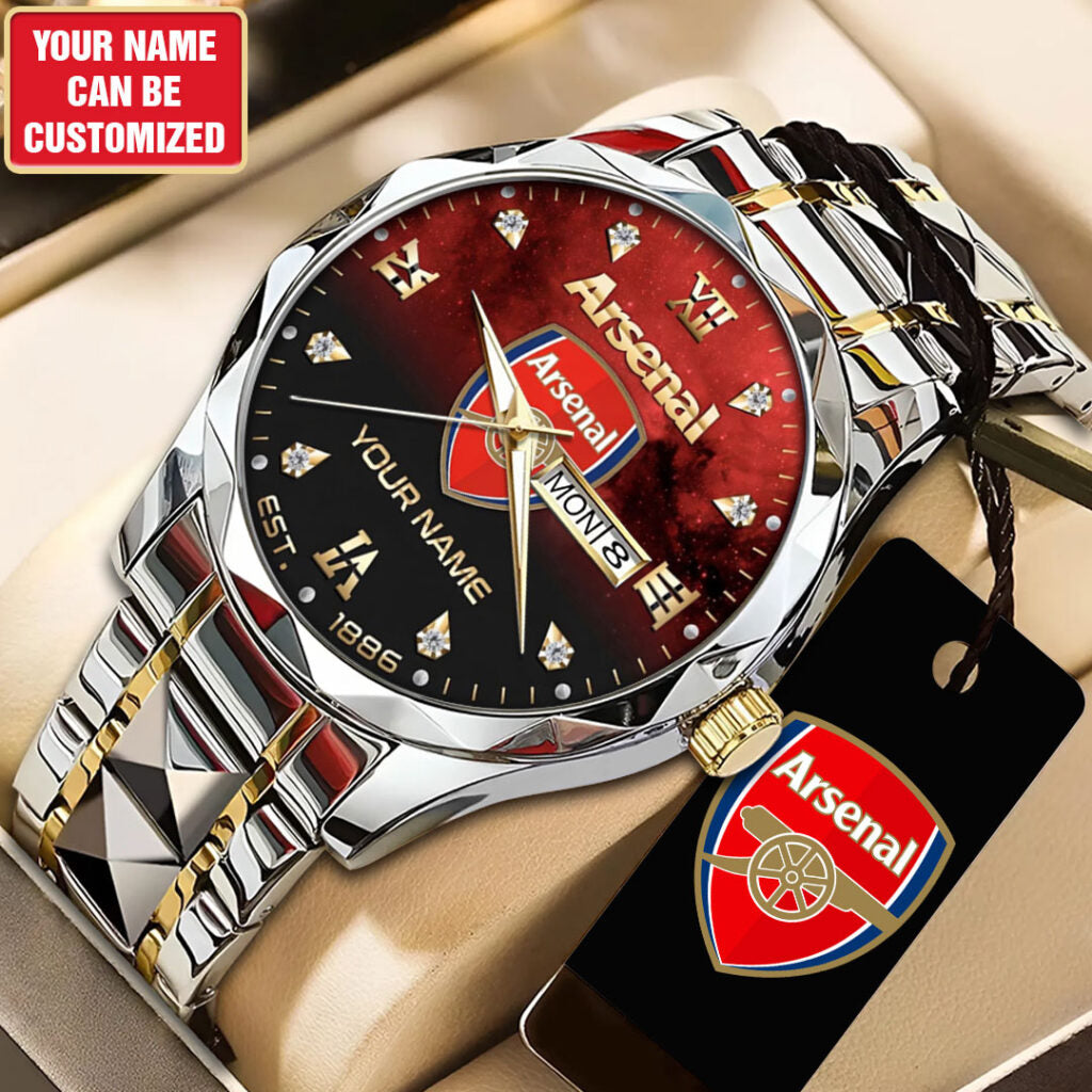 Personalized Arsenal FC Alloy Luxury Quartz Watch - TANTN22732