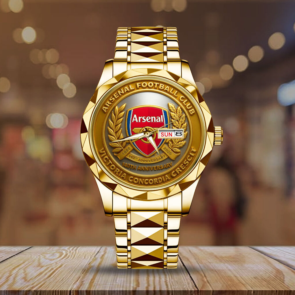 Arsenal FC 140th Anniversary Alloy Luxury Quartz Watch - TMTHU2281
