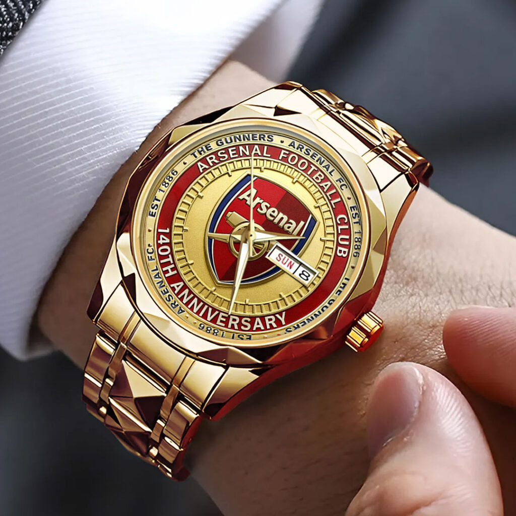 Arsenal FC 140th Anniversary Alloy Luxury Quartz Watch - TMTHU2765