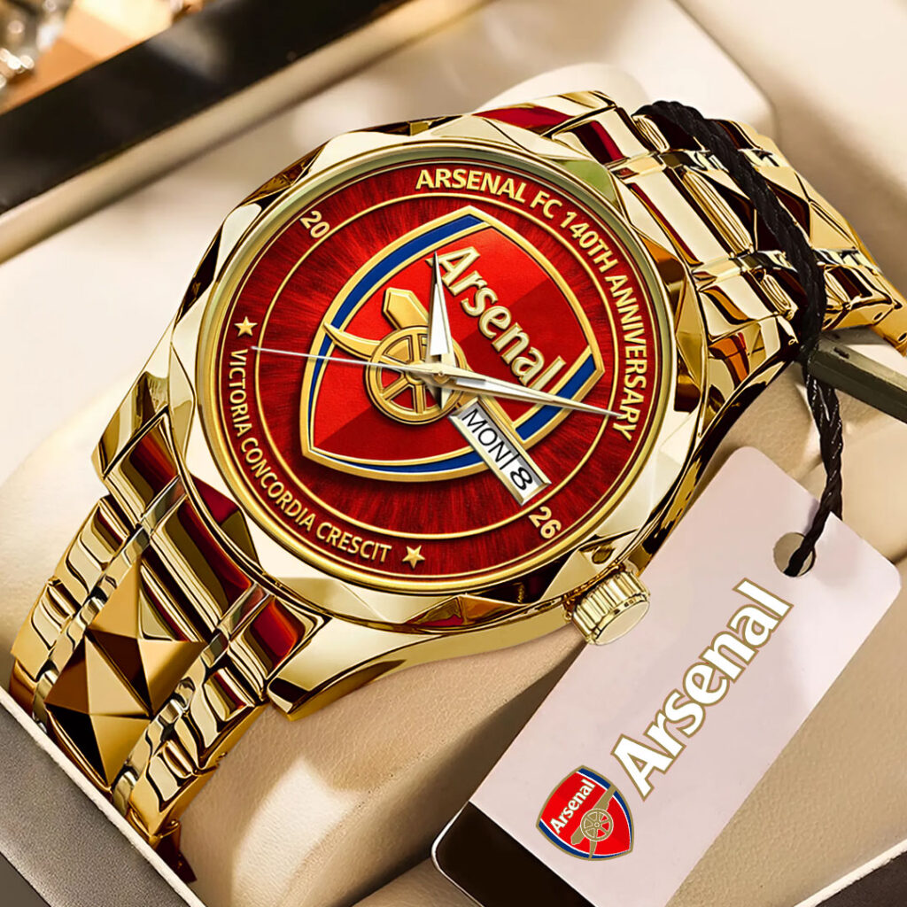Arsenal FC 140th Anniversary Alloy Luxury Quartz Watch - TMTHU3233