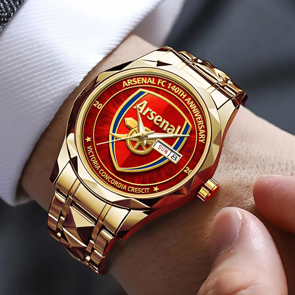 Arsenal FC 140th Anniversary Alloy Luxury Quartz Watch - TMTHU3233