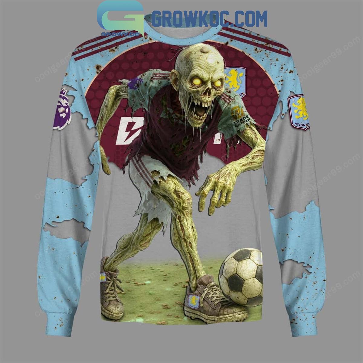 Aston Villa Halloween Zombie Undead Hoodie Shirt