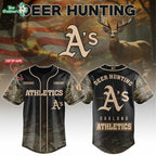 Athletics Deer Hunting Limited Edition Baseball Jersey