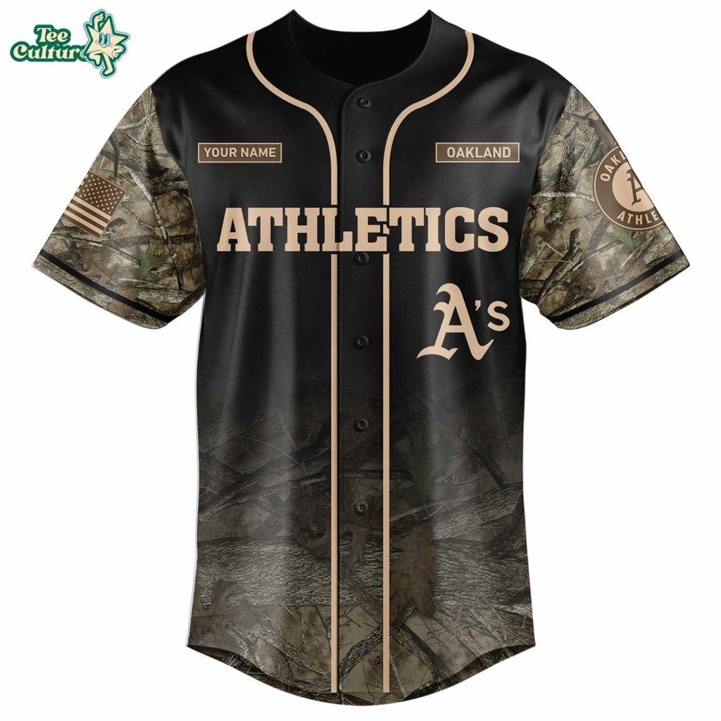 Athletics Deer Hunting Limited Edition Baseball Jersey