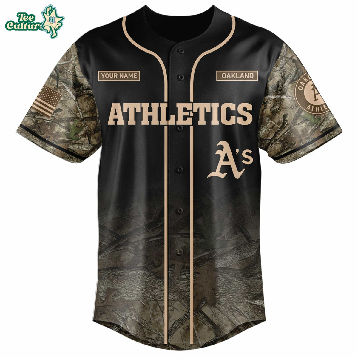 Athletics Deer Hunting Limited Edition Baseball Jersey