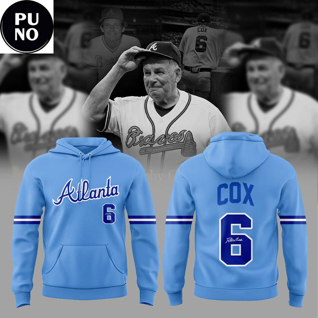 Atlanta Braves Legendary Baseball Manager Bobby Cox 1941-2026 Hoodie