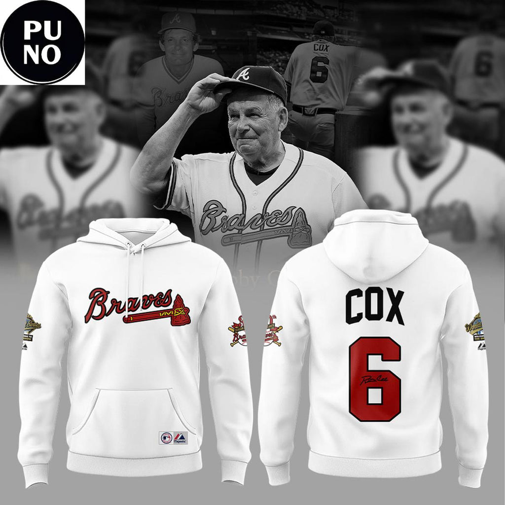 Atlanta Braves Legendary Baseball Manager Bobby Cox 1941-2026 Hoodie
