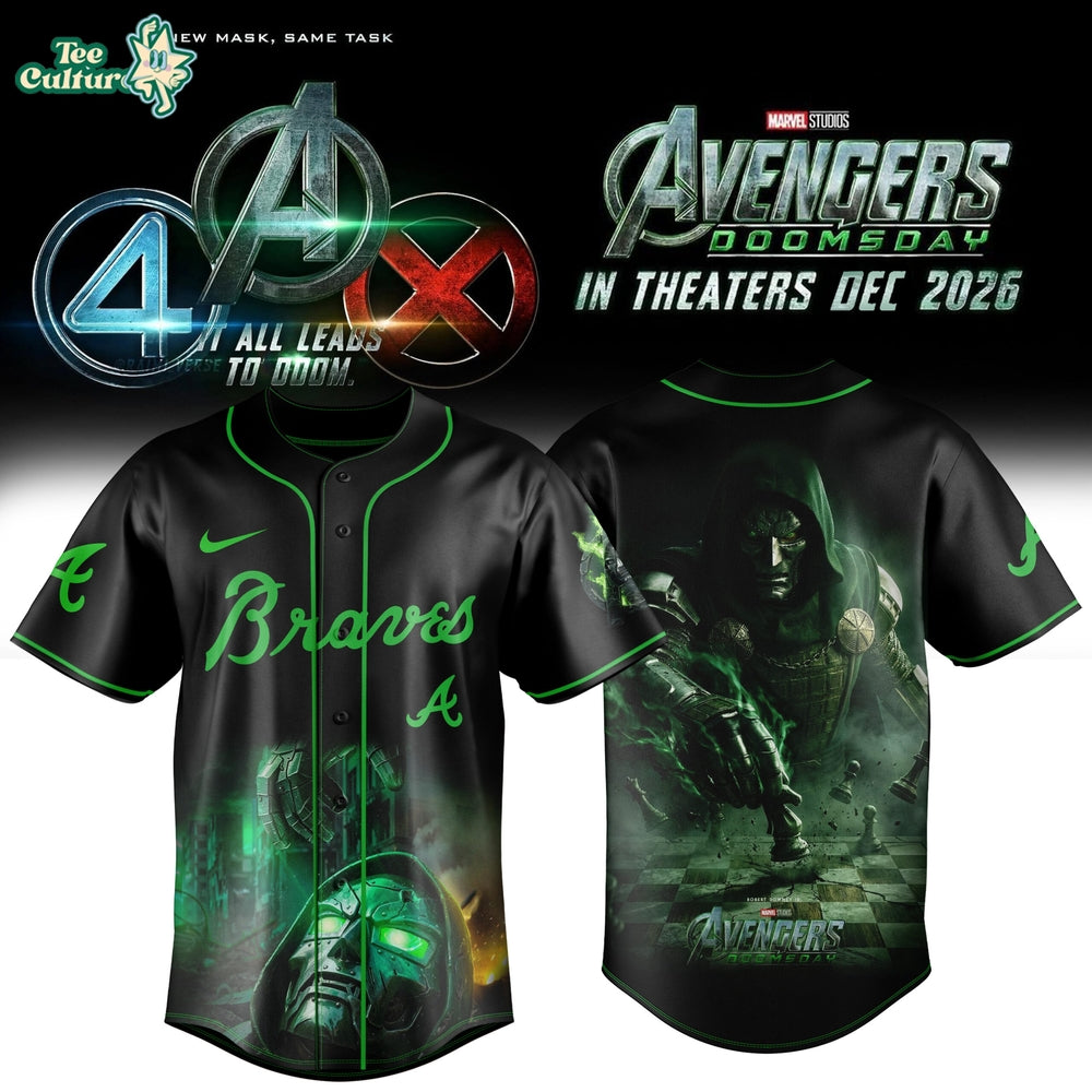 Atlanta Braves MLB x Avengers Doomsday 2026 Doctor Doom Exclusive Jersey