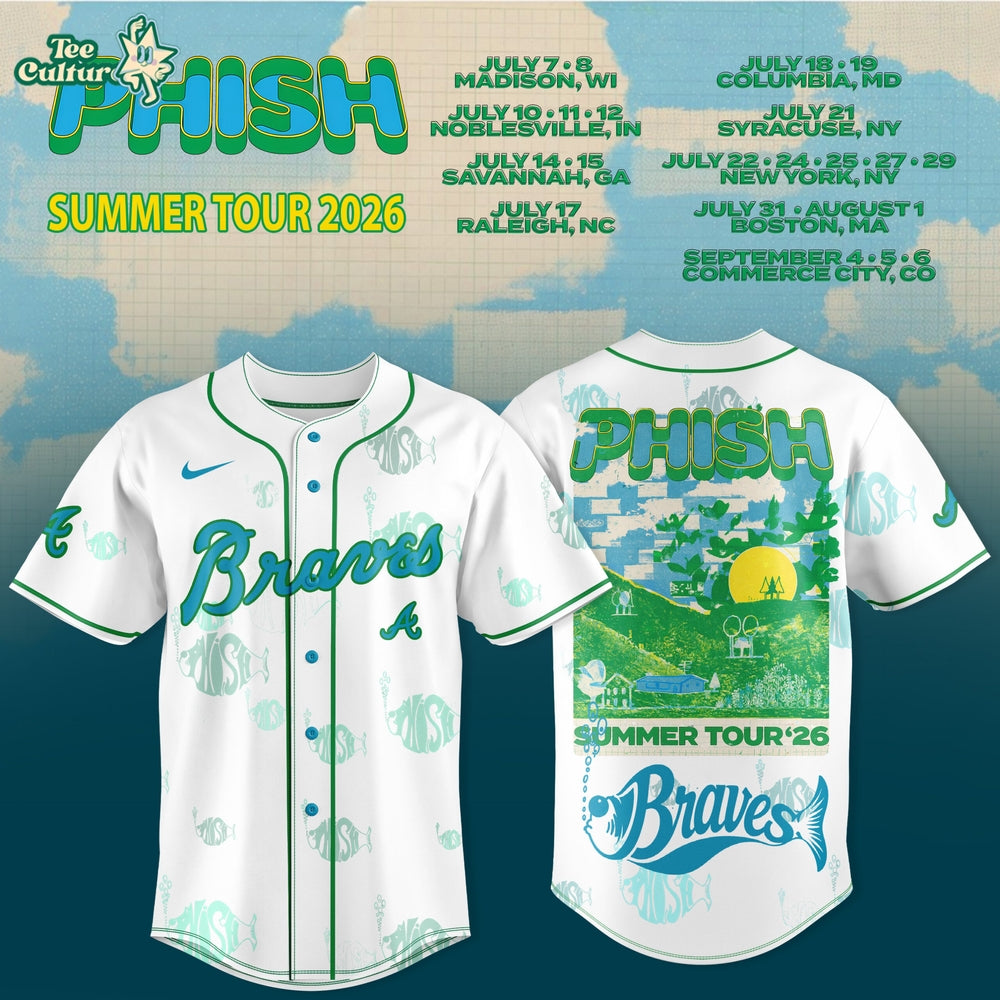 Atlanta Braves MLB x Phish Summer Tour 2026 Limited Jersey