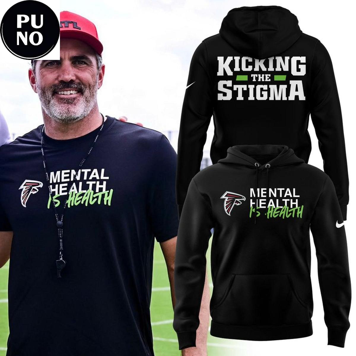 Atlanta Falcons 2026 Kicking The Stigma Mental Health is Health Hoodie T-Shirt