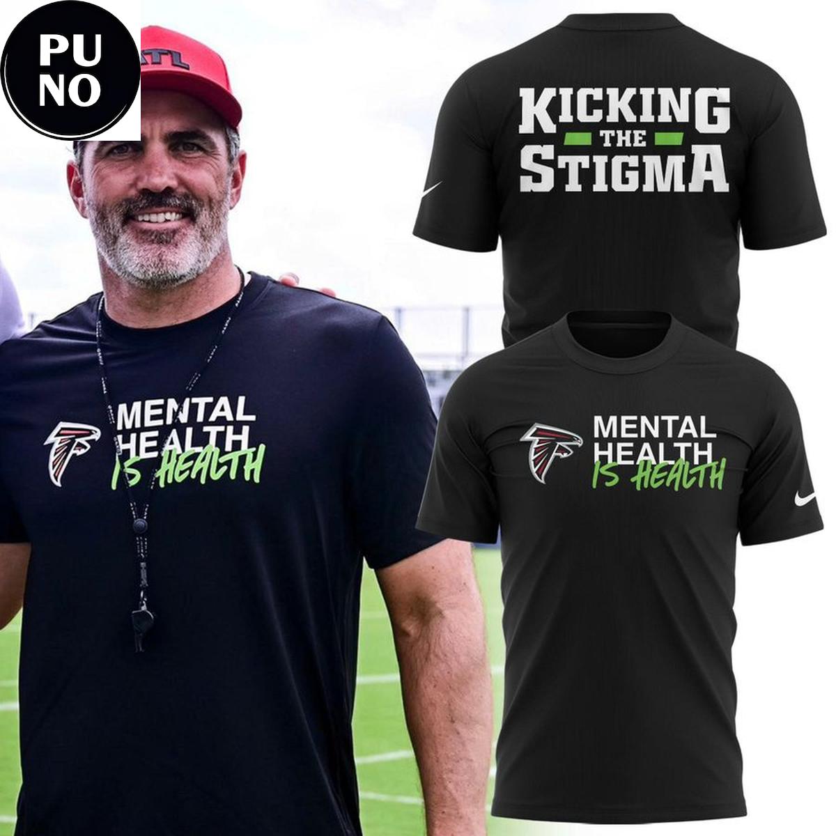 Atlanta Falcons 2026 Kicking The Stigma Mental Health is Health Hoodie T-Shirt