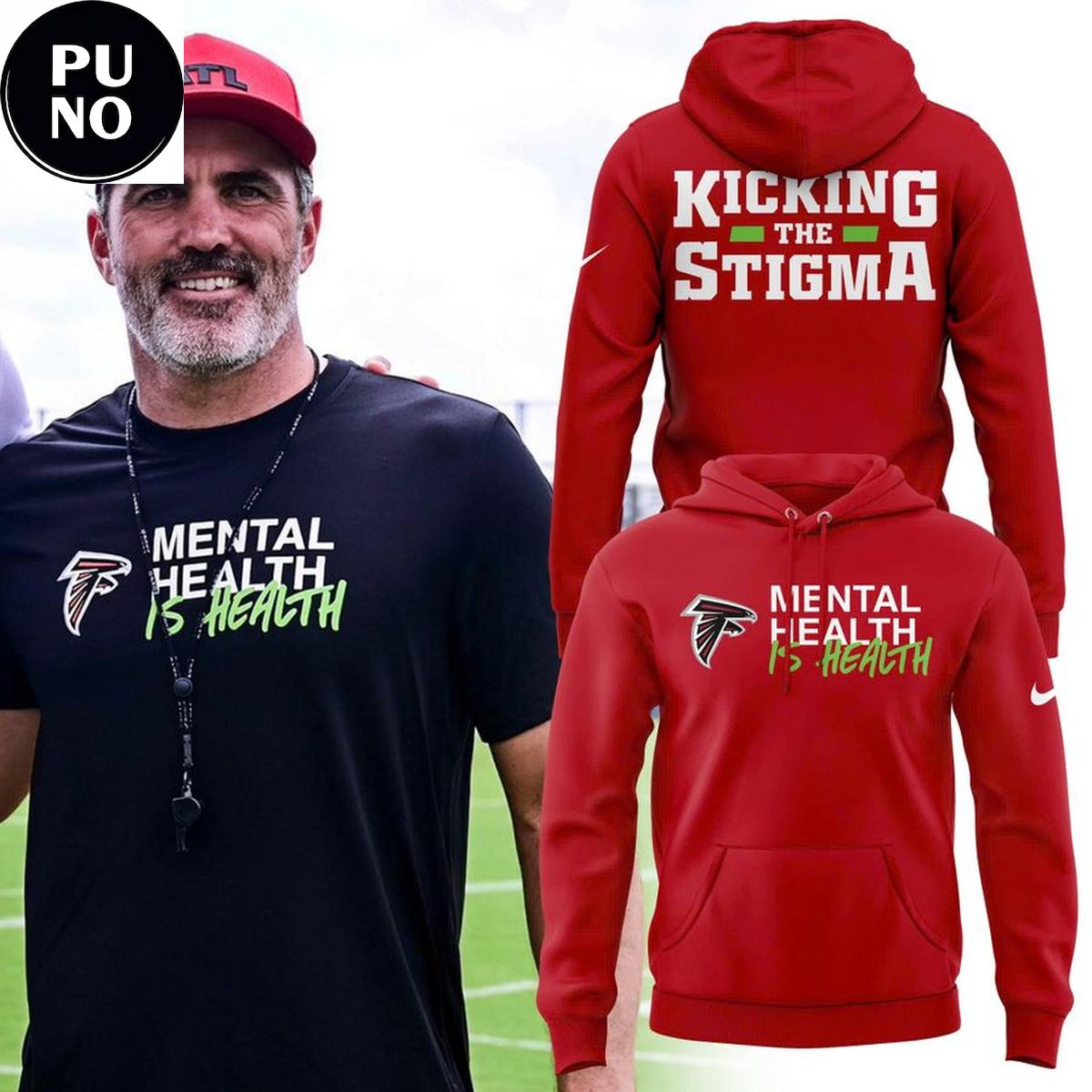 Atlanta Falcons 2026 Kicking The Stigma Mental Health is Health Hoodie T-Shirt