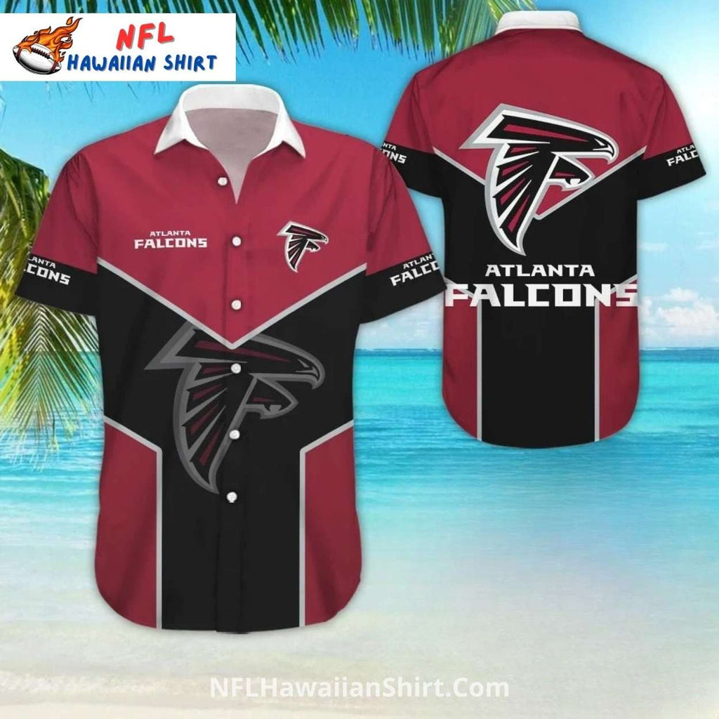 Atlanta Falcons Bold Chevron Panel Shirt And Shorts Set