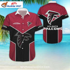 Atlanta Falcons Bold Chevron Panel Shirt And Shorts Set