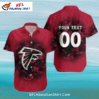 Atlanta Falcons Custom Name And Number Splatter Shirt