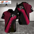 Atlanta Falcons Diagonal Stripe Modern Graphic Button-Up Shirt