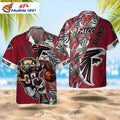 Atlanta Falcons Hawaiian Shirt Football Falcon Warrior