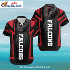 Atlanta Falcons Hawaiian Shirt With Bold Chevron Design