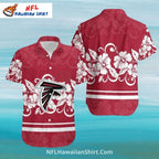 Atlanta Falcons Hawaiian Shirt With Floral Pattern