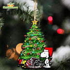 Atlanta Falcons Snoopy Peanuts Custom Christmas Ornament Xmas Tree Decorations