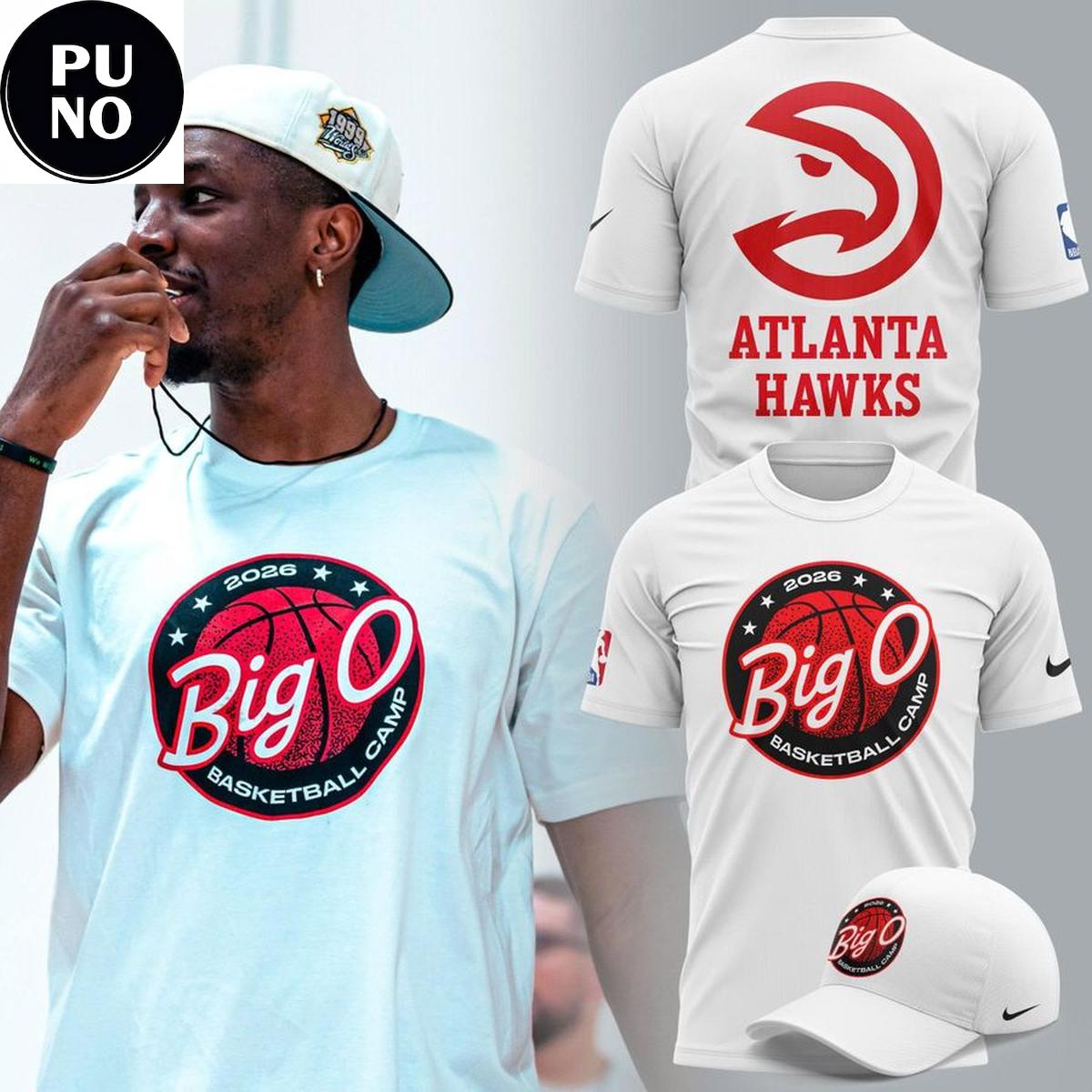 Atlanta Hawks Big O Basketball Camp 2026 T-Shirt