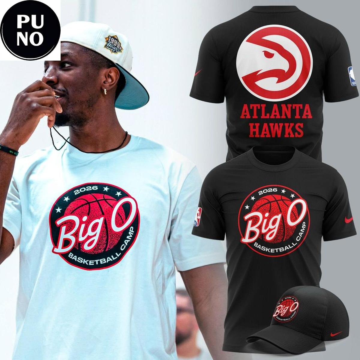 Atlanta Hawks Big O Basketball Camp 2026 T-Shirt