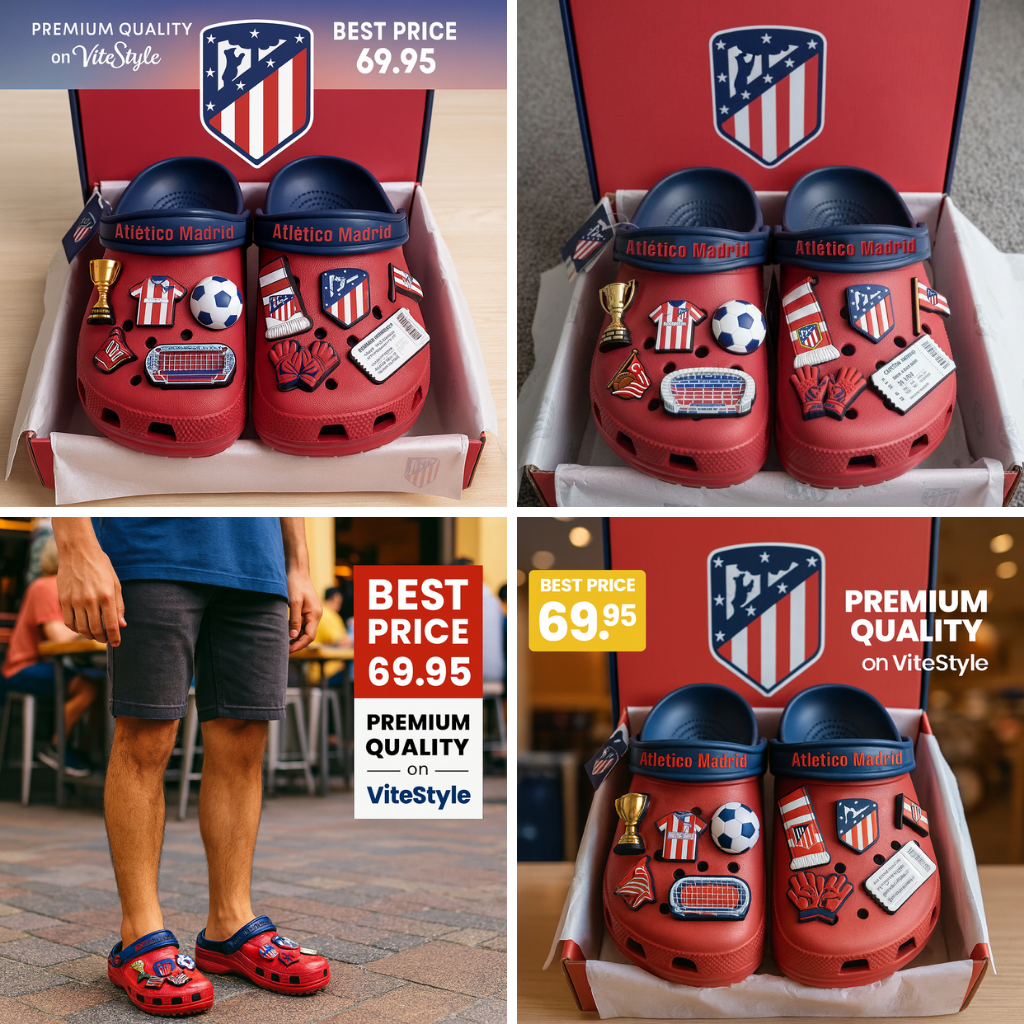Atletico Madrid Croc Charms