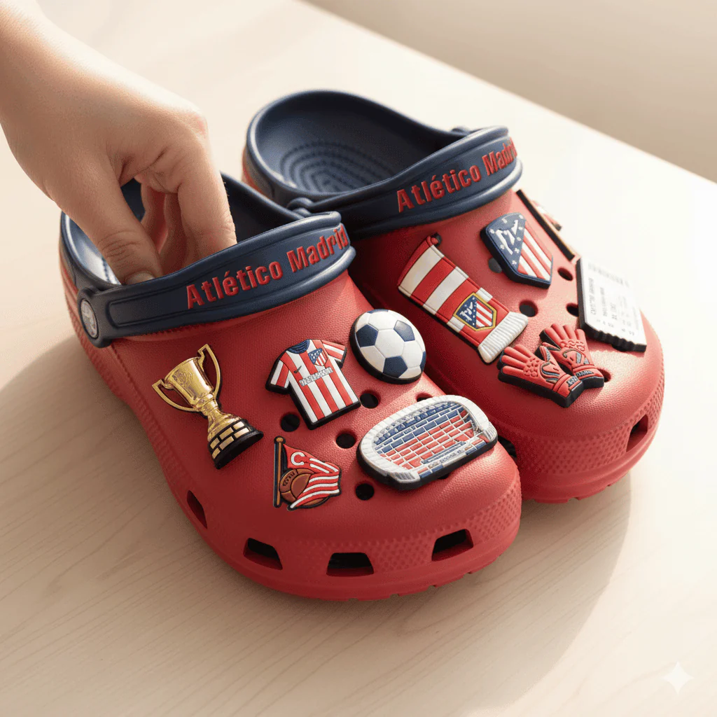 Atletico Madrid Croc Charms