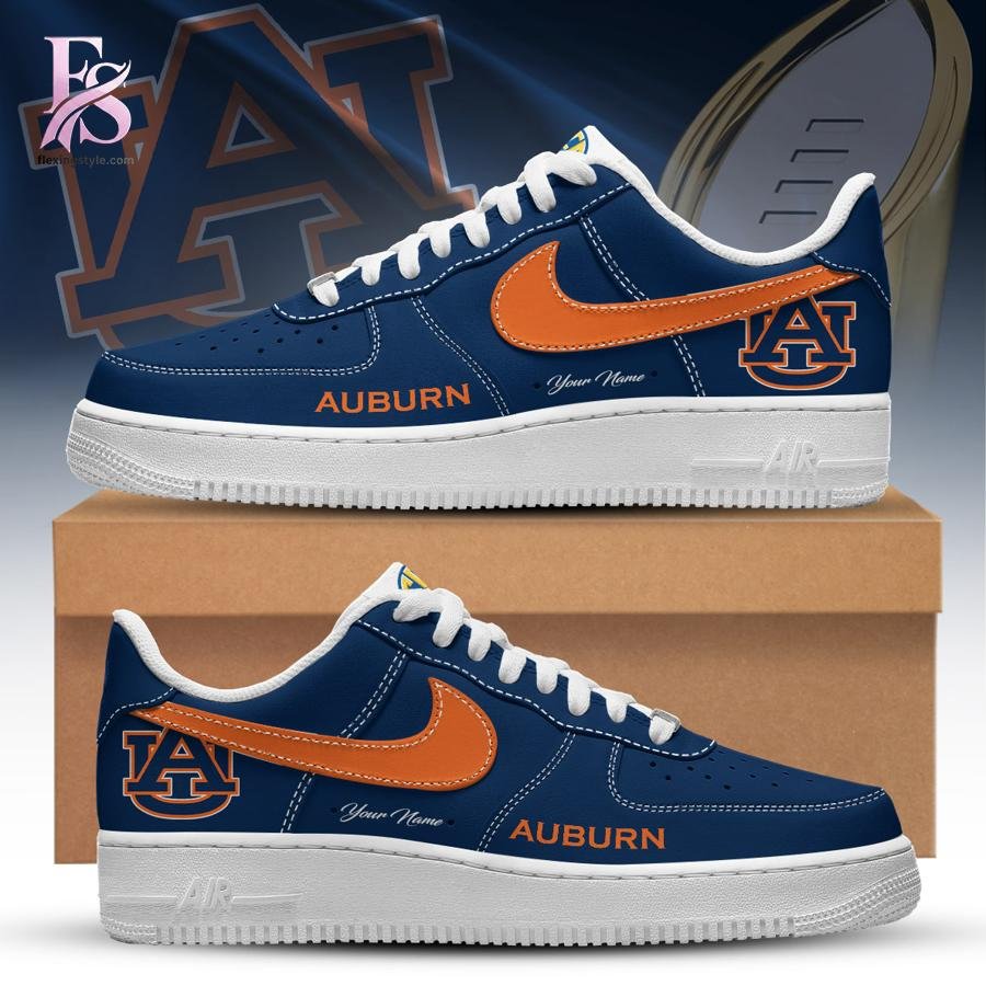 Auburn Tigers CUSTOM Air Force Shoes
