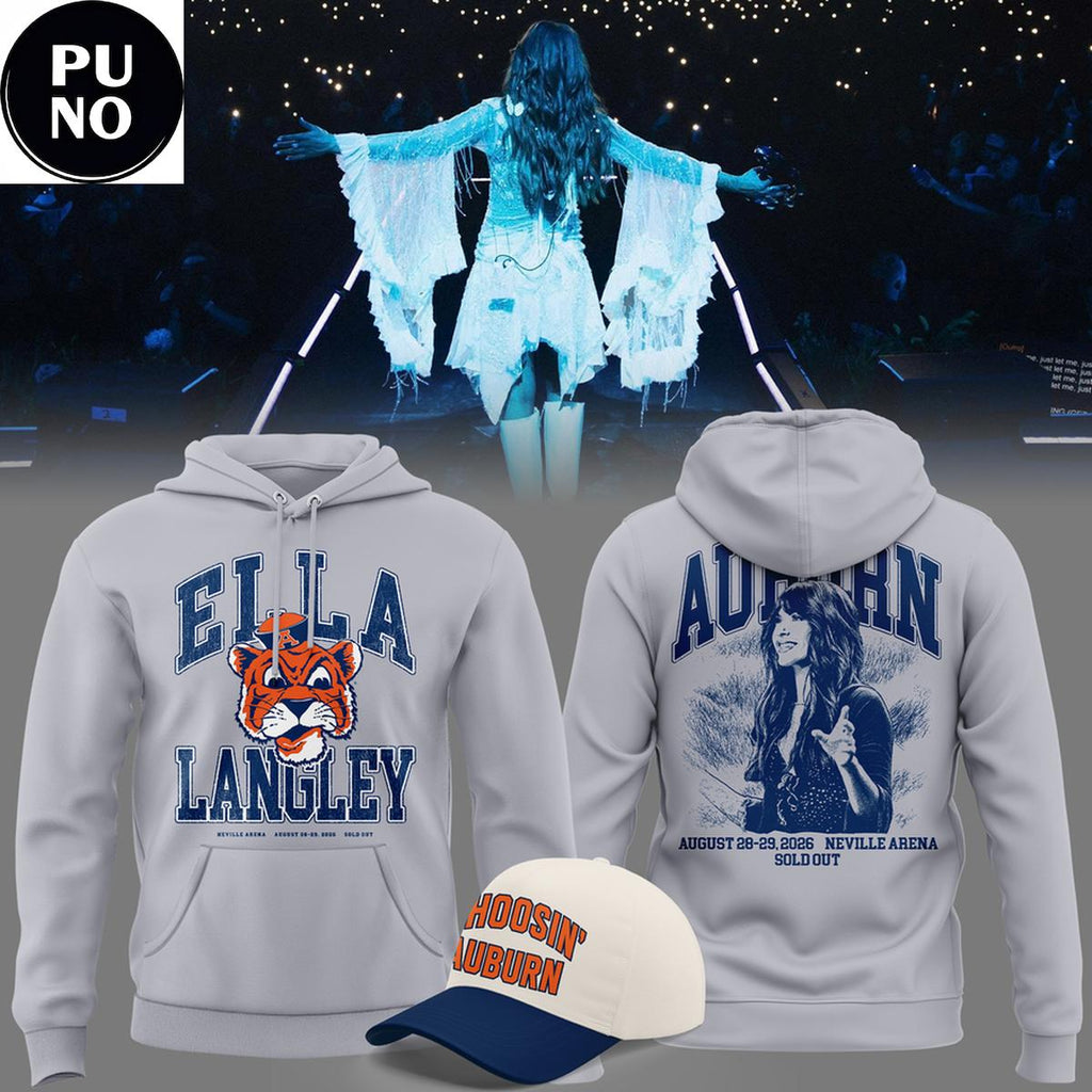 Auburn Tigers x Ella Langley The Dandelion Tour 2026 Hoodie T-Shirt