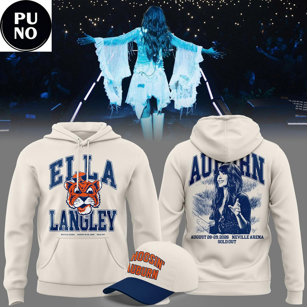 Auburn Tigers x Ella Langley The Dandelion Tour 2026 Hoodie T-Shirt