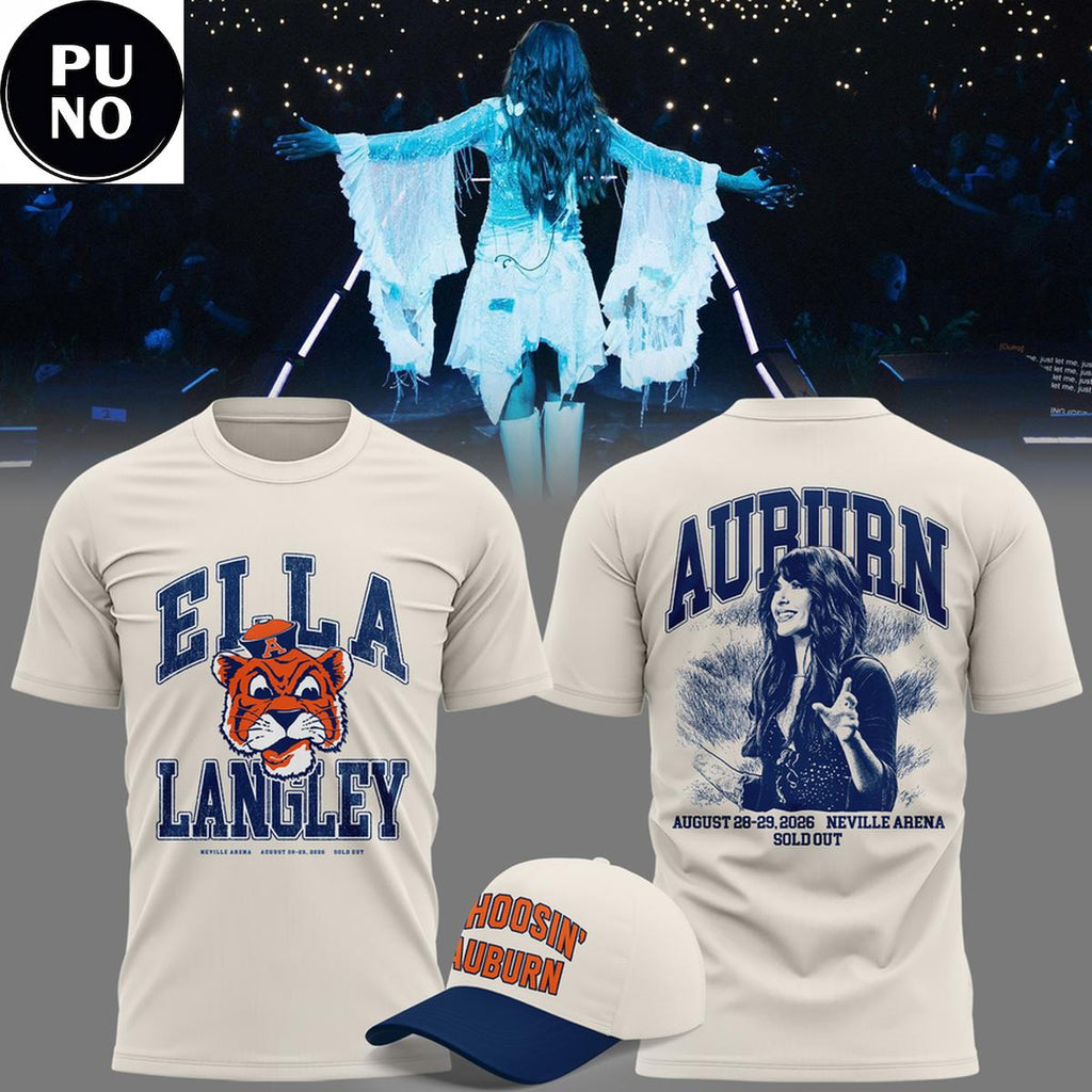 Auburn Tigers x Ella Langley The Dandelion Tour 2026 Hoodie T-Shirt
