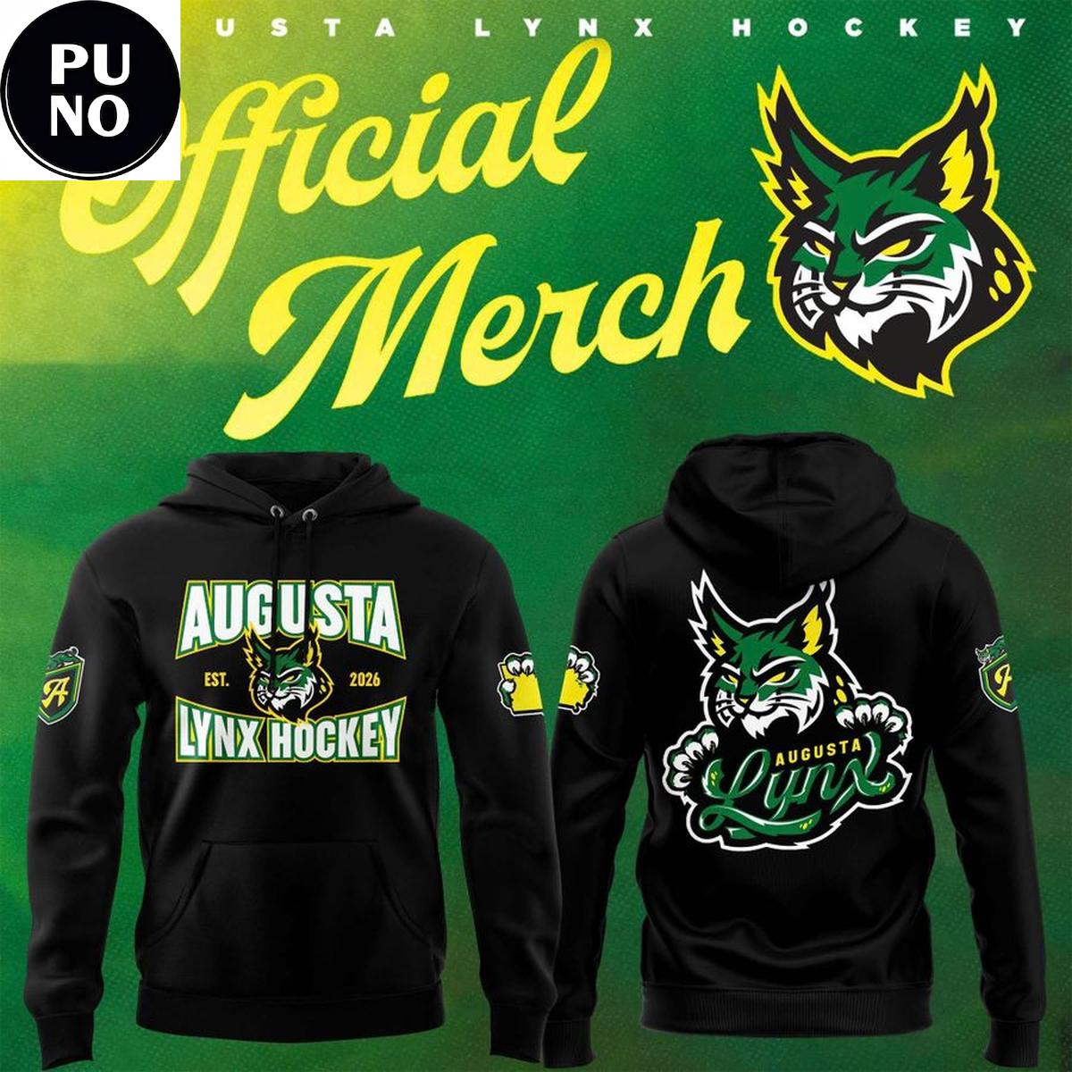 Augusta Lynx Hockey EST 2026 Brand New Logo Hoodie T-Shirt