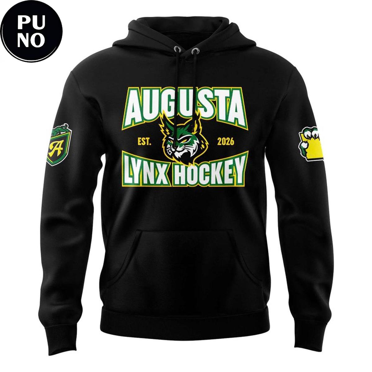 Augusta Lynx Hockey EST 2026 Brand New Logo Hoodie T-Shirt