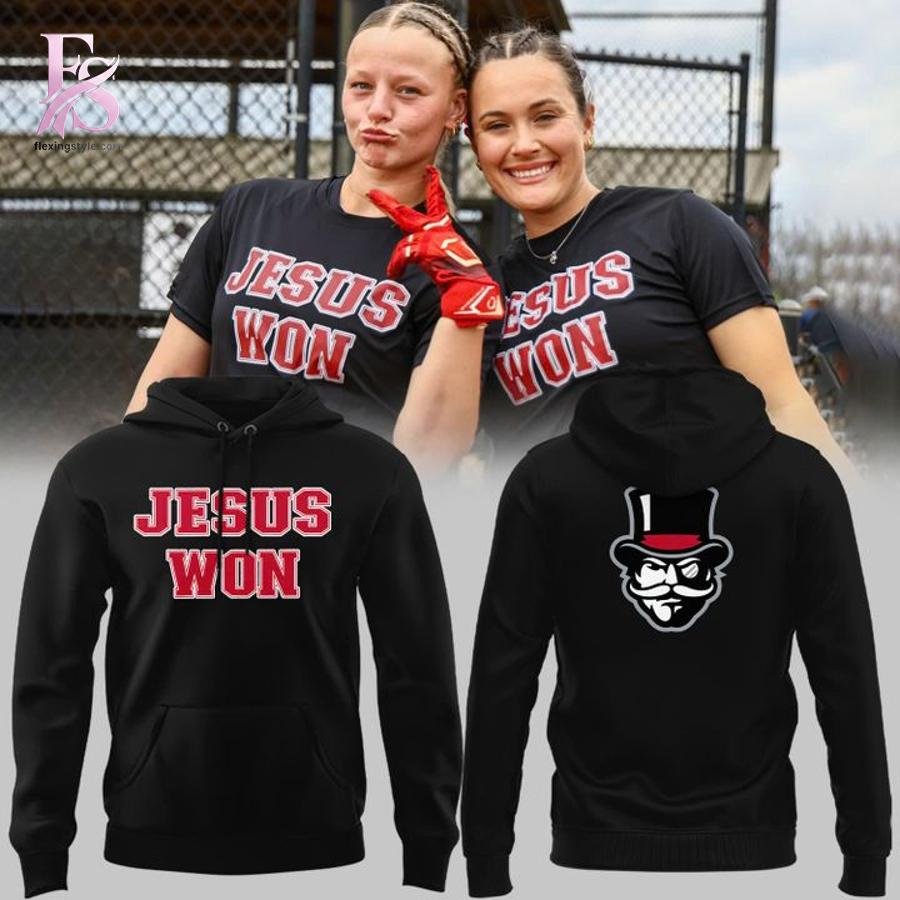 Austin Peay Governors Softball Jesus Won Hoodie