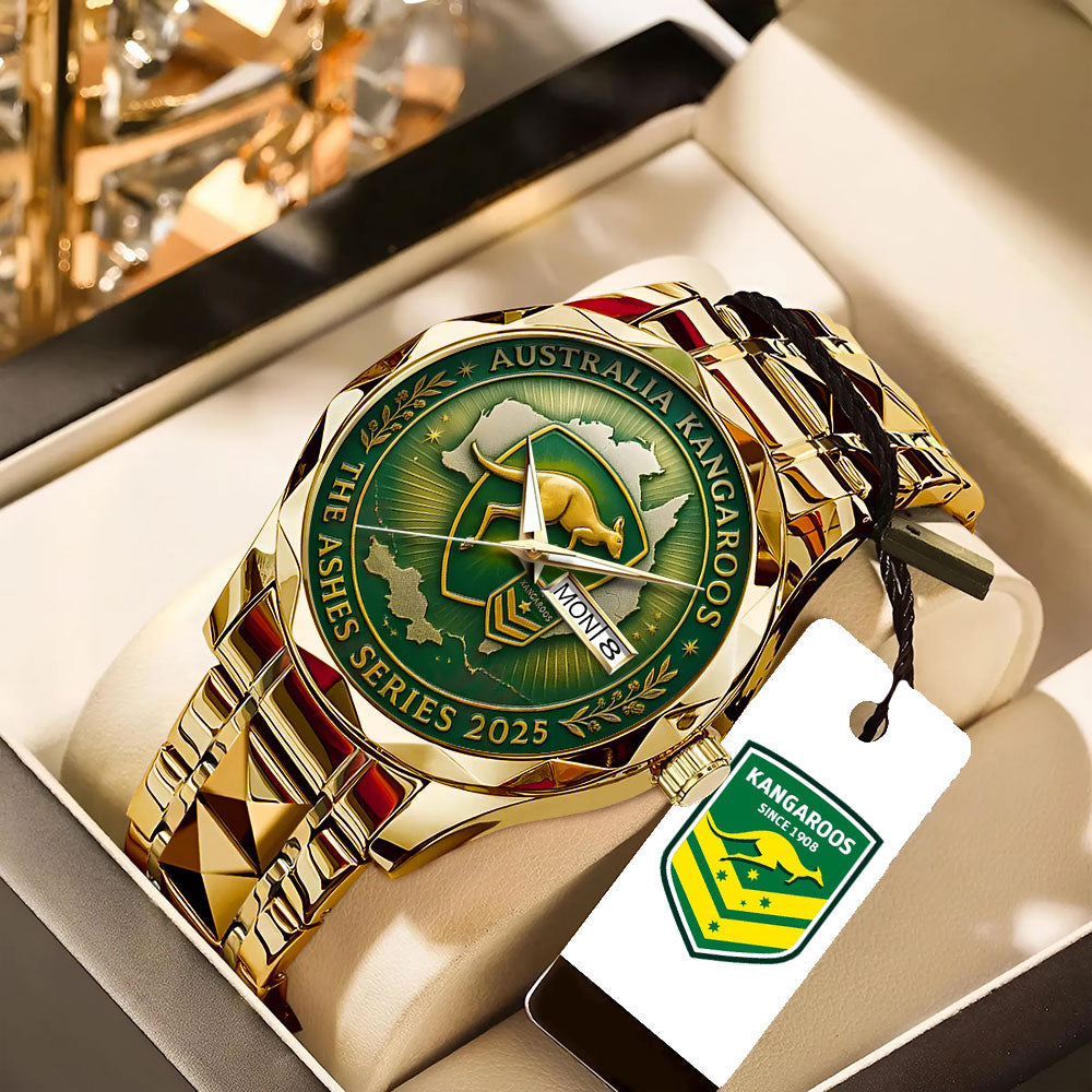 Australia Kangaroos The Ashes Series 2025 Alloy Luxury Quartz Watch - TANTN17813
