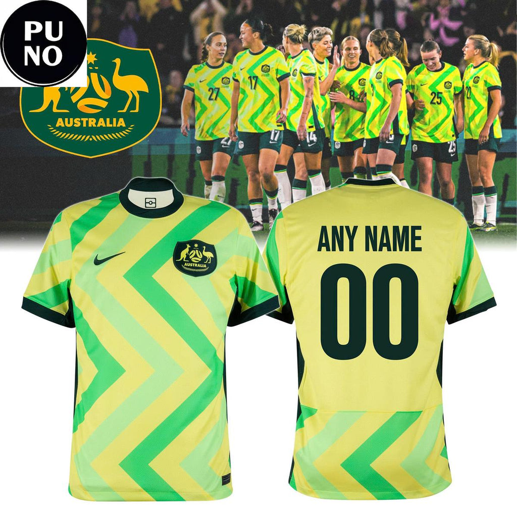 Australia Matildas 2025_26 Home Player Personalized T-Shirt