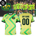 Australia Matildas 2025_26 Home Player Personalized T-Shirt