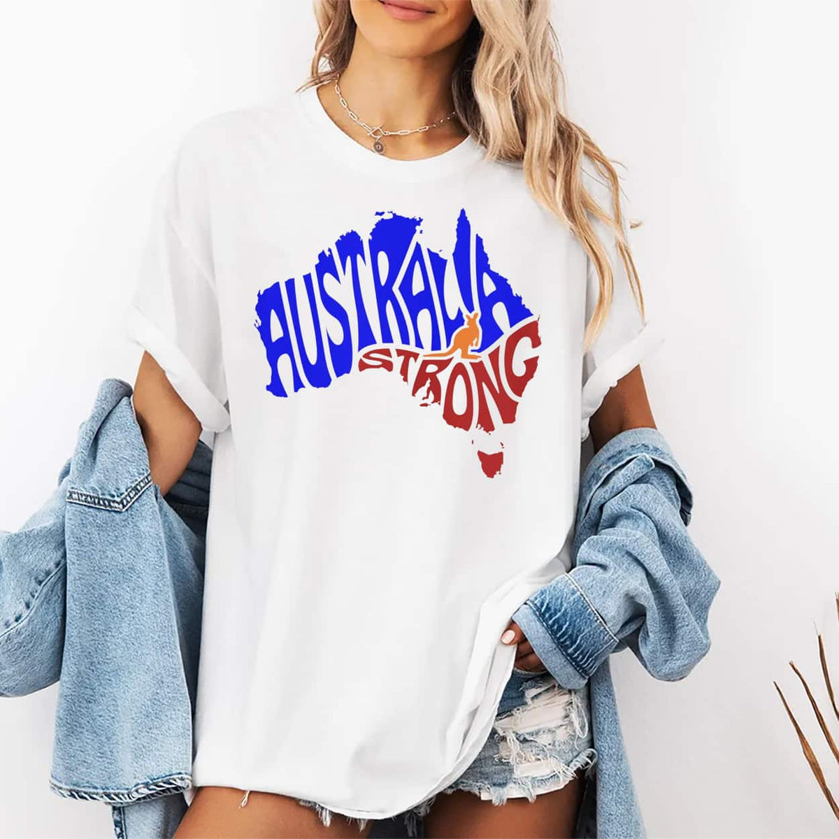 Australia Strong Map Resilience Shirt