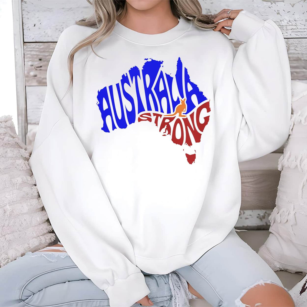 Australia Strong Map Resilience Shirt