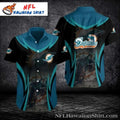 Authentic Miami Dolphins Hawaiian Shirt – Dark Warrior Game Day Design