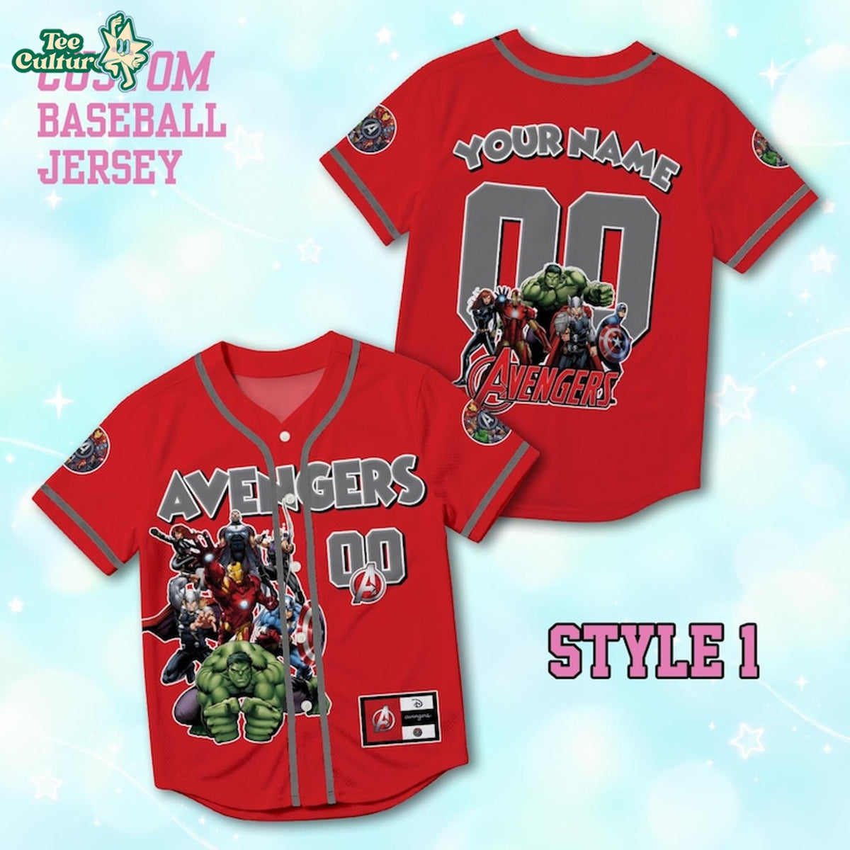 Avengers Encore Avengers Baseball Jersey