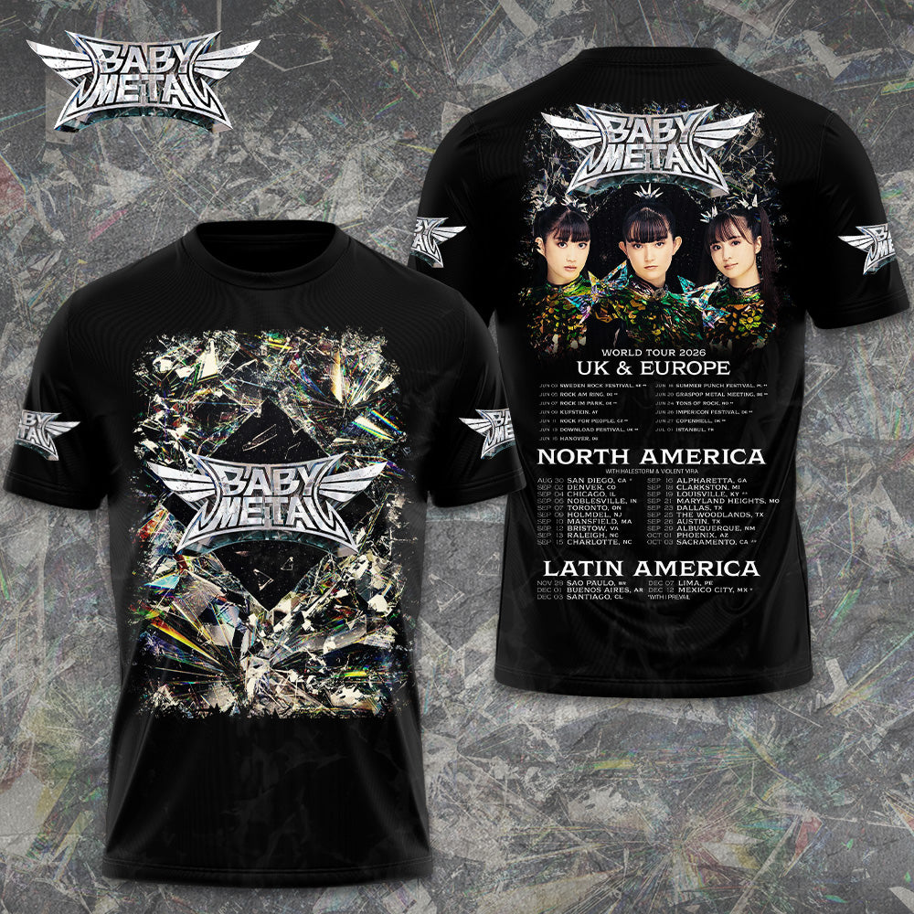 Babymetal World Tour 2026 3D Apparel – GNE6675