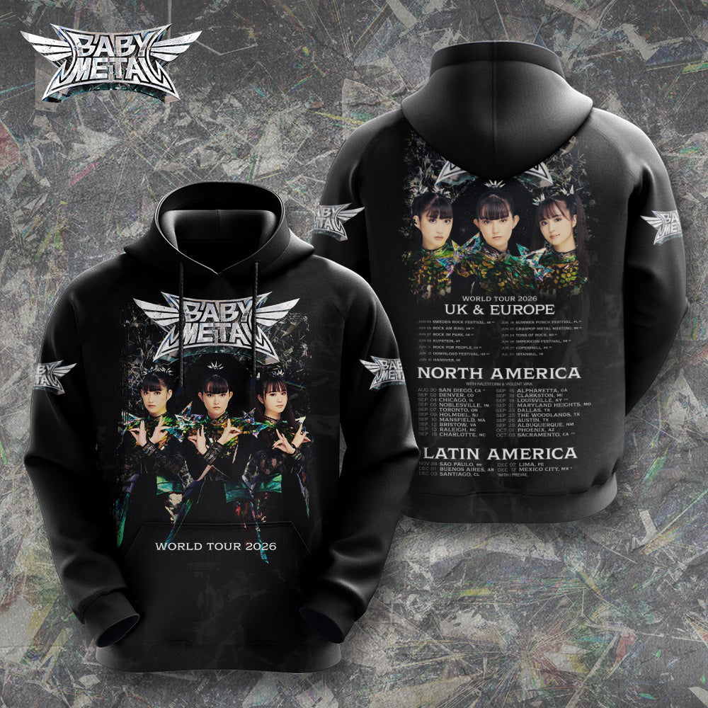 Babymetal World Tour 2026 3D Apparel – GNE6676